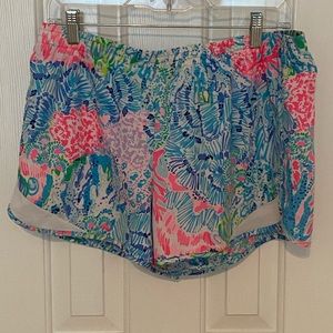Lilly Pulitzer Luxletic 4”Ocean Trail Shorts (New)